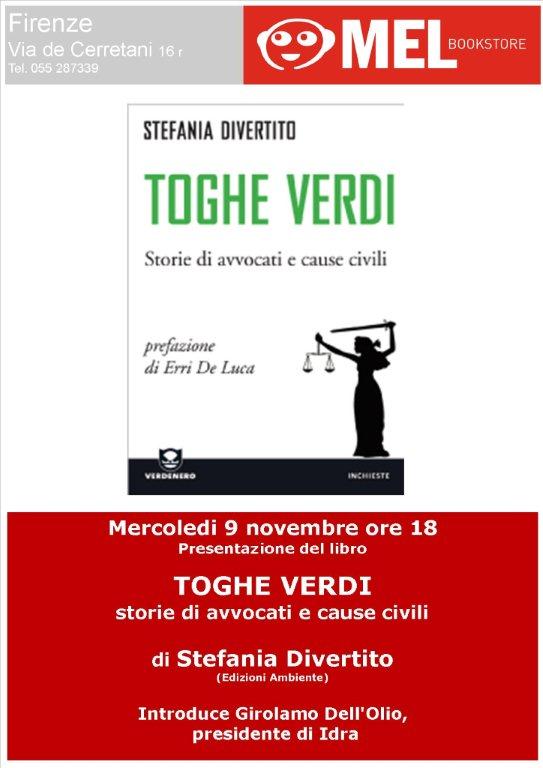 S. Divertito, Presentazione Toghe verdi, MelBookStore, 9.11.'11