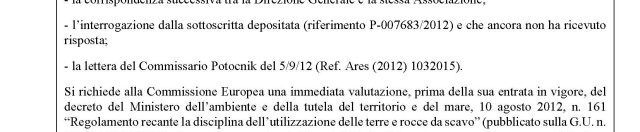 Grandi opere e procedure di smaltimento delle "terre e rocce da scavo" in Italia: la presidente della Commissione Antimafia Europea non demorde