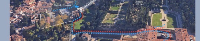 Collegamento Boboli - Forte Belvedere nel progetto consegnato al Comune di Firenze