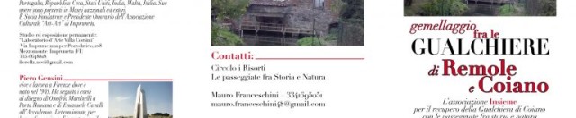 Gemellaggio fra le Gualchiere di Remole e Coiano, Prato, 17-18 ottobre 2020, 1