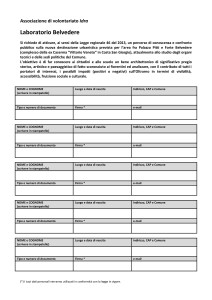 Laboratorio Belvedere, modulo raccolta firme