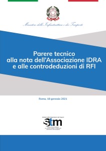 Parere tecnico nota associazione Idra e controdeduzioni di RFI, 18 gennaio 2021, Copertina