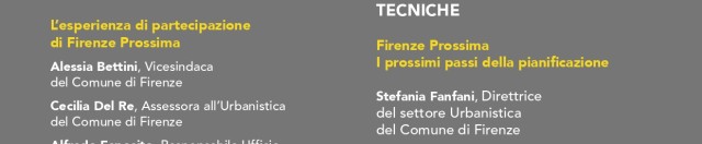 Il capitale urbano, 15 luglio 2021, Gli esiti del Percorso Partecipativo del Comune di Firenze - L'ingresso sarà riservato ai soli "addetti ai lavori"