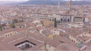 L'ex Convento di San Girolamo e San Francesco in Costa San Giorgio, lato Arno