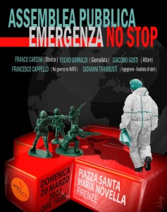 Emergenza no stop, Firenze, 20 marzo 2022