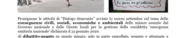 Dialogo itinerante - 2, 3 e 4 maggio 2022