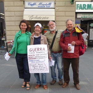 2.5.'22 - Idra in Via Martelli: Silvia, Girolamo, Marco, Nicola