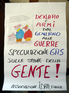 Armi, guerre, speculazione sulle spalle della gente, Piombino, 27 agosto 2022