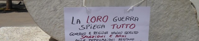 Idra alla manifestazione del 1 luglio a Piombino - La LORO guerra spiega tutto