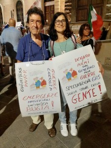 Gente di Idra alla manifestazione di Piombino, 27 agosto 2022