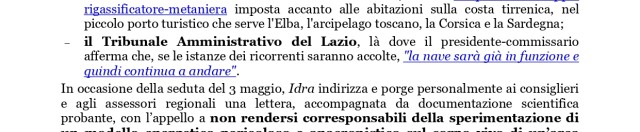 Fermate quell'oltraggio a Piombino!