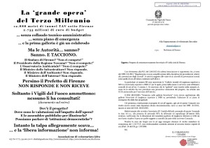 La 'grande opera' del Terzo Millennio e i Vigili del Fuoco