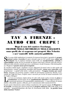 TAV a Firenze - Altro che crepe!, 1