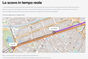 Posizione delle talpe TAV, 4.6.'25