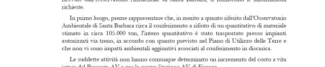 Rfi, Nota di riscontro a Idra, 4.6.'25, pag. 1