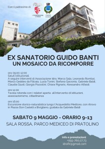 Ex Sanatorio Banti, un mosaico da ricomporre, Locandina, 9.5.'26